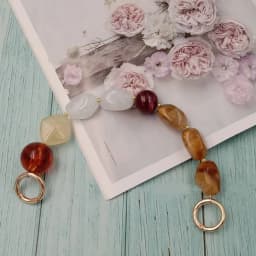 1Pcs New Colorful Acrylic Handbag Strap Handle Bead Replaceable Resin Stone Wristlet Purse Bag Belt DIY Bag Parts Accessories