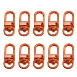10Pcs Alloy Snap Lobster Clasp Hooks Keychain Findings for DIY Key Chain Necklace Bracelet Accessories Supplies Wholesale