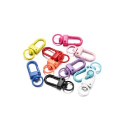 10Pcs Alloy Snap Lobster Clasp Hooks Keychain Findings for DIY Key Chain Necklace Bracelet Accessories Supplies Wholesale