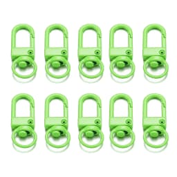 10Pcs Alloy Snap Lobster Clasp Hooks Keychain Findings for DIY Key Chain Necklace Bracelet Accessories Supplies Wholesale