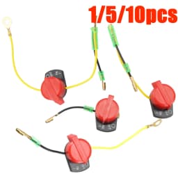 2 / 3 Wire Metal Switch Engine Power Stop on Off Kill Switch Control for Honda GX110 GX120 GX160 GX200 GX240 High Quality