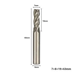 XCAN HSS Milling Cutter 4 Flute End Mill 1.5-13mm for CNC Machine Milling Tools Router Bit Metal Cutter Aluminum Milling Bit