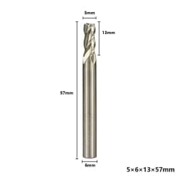 XCAN HSS Milling Cutter 4 Flute End Mill 1.5-13mm for CNC Machine Milling Tools Router Bit Metal Cutter Aluminum Milling Bit