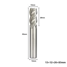 XCAN HSS Milling Cutter 4 Flute End Mill 1.5-13mm for CNC Machine Milling Tools Router Bit Metal Cutter Aluminum Milling Bit