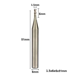 XCAN HSS Milling Cutter 4 Flute End Mill 1.5-13mm for CNC Machine Milling Tools Router Bit Metal Cutter Aluminum Milling Bit