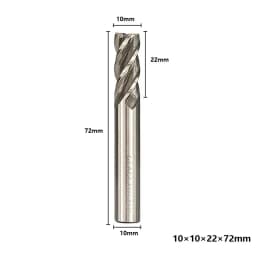 XCAN HSS Milling Cutter 4 Flute End Mill 1.5-13mm for CNC Machine Milling Tools Router Bit Metal Cutter Aluminum Milling Bit