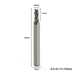XCAN HSS Milling Cutter 4 Flute End Mill 1.5-13mm for CNC Machine Milling Tools Router Bit Metal Cutter Aluminum Milling Bit