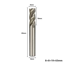 XCAN HSS Milling Cutter 4 Flute End Mill 1.5-13mm for CNC Machine Milling Tools Router Bit Metal Cutter Aluminum Milling Bit