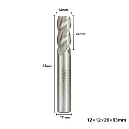 XCAN HSS Milling Cutter 4 Flute End Mill 1.5-13mm for CNC Machine Milling Tools Router Bit Metal Cutter Aluminum Milling Bit