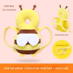 Baby Walking Headrest Baby Learning To Walk Anti Fall Pillow Breathable Head Protection Pad Bee Head Protection Anti Fall Hat