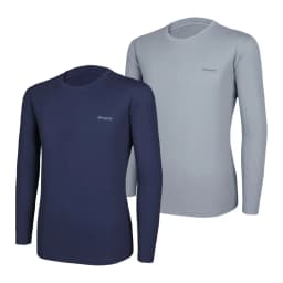 Men's Long Sleeve Round Neck T-Shirt 1+1 Quick Drying Sportswear Running Protective Clothing