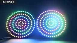 WS2812b Led Ring Addressable 8/16/24/35/45Leds 5050 RGB Led Diode Ring Color IC Built-in LED