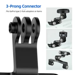 Cycling Headlight Holder Stem Mount Adaptor for Bicycle Front Light Install Camera Stand Bracket Camera Type Connector