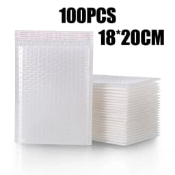10-100PCS Bubble Mailers Wholesale White Padded Envelope for Packaging Mailing Gift Self Seal Shipping Bags Bubble Envelope
