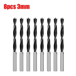 Bonoda 8Pcs/Set Wood Drill Bit Set 3MM-10MM Drill Bits Kit For Woodworking Wood Tools Spiral Drill Bit High Carbon Steel