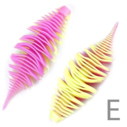 Supercontinent BELLOWS GILL Soft Lure Worm Fishing Bass Lure 100mm/4pcs 77mm/6pcs Larva soft bait