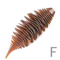 Supercontinent BELLOWS GILL Soft Lure Worm Fishing Bass Lure 100mm/4pcs 77mm/6pcs Larva soft bait