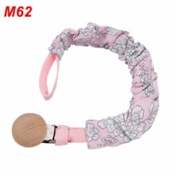 Baby Infant Cotton Pacifier Clip for Newborn Teething Soother Chew Dummy Chains CORB