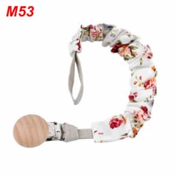 Baby Infant Cotton Pacifier Clip for Newborn Teething Soother Chew Dummy Chains CORB