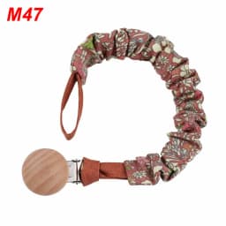 Baby Infant Cotton Pacifier Clip for Newborn Teething Soother Chew Dummy Chains CORB