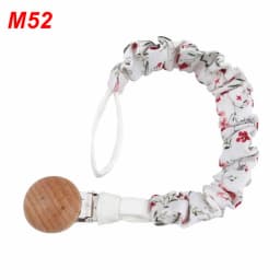 Baby Infant Cotton Pacifier Clip for Newborn Teething Soother Chew Dummy Chains CORB