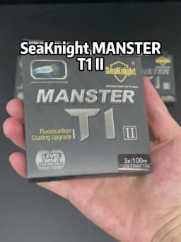 SeaKnight Brand T1II Series 100M 50M Fishing Line Fluorocarbon Coating Nylon Monofilament Fishing Line Sinking Line 3-100LB