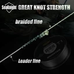 SeaKnight Brand T1II Series 100M 50M Fishing Line Fluorocarbon Coating Nylon Monofilament Fishing Line Sinking Line 3-100LB