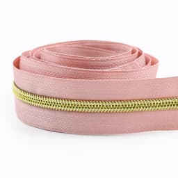Meetee 2/4/8/10M 5# Nylon Coil Code Zippers Decor DIY Sewing Bags Purse Garment Zipper Tapes Colorful Zips Repair Accessories