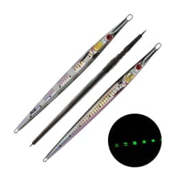 JIGGINGPRO 40g 60g 80g 100g 150g 3D Print Needle Jig Speed Jigs Saltwater Jigging Lure