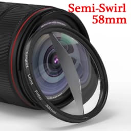 KnightX 58mm Prism Filter Kaleidoscope FX Split Diopter Special Effects Photography Accessorie for Canon Nikon Olympus