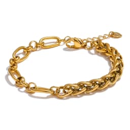 Yhpup 316L Stainless Steel Chain Necklace Statement Golden Glossy Thick Chunky Collar Necklace цепочка на шею женская Gift New