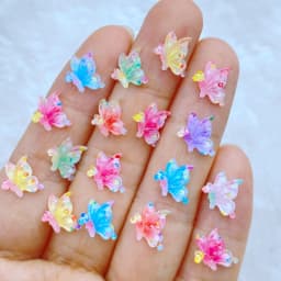 50pcs New Cute 9mm Resin Mini Penguin Series Flat back Stone Figurines DIY Wedding Scrapbook Manicure Accessories
