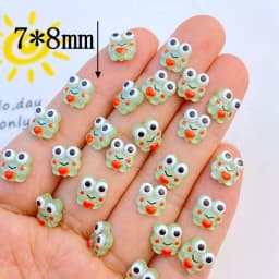 50pcs New Cute 9mm Resin Mini Penguin Series Flat back Stone Figurines DIY Wedding Scrapbook Manicure Accessories