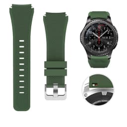 20mm 22mm Band for Samsung Galaxy Watch 3 4 5 46mm/42mm/active 2 Gear S3 Frontier/S2/Sport Silicone Bracelet Huawei GT 2 Strap