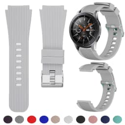 22mm Silicone Bands for Samsung Galaxy Watch 3 45mm/Gear S3 Classic/Frontier/Huawei Watch GT 2 3 Pro 46mm Amazfit GTR/Pace Strap