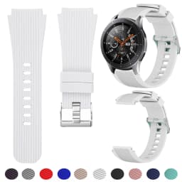 22mm Silicone Bands for Samsung Galaxy Watch 3 45mm/Gear S3 Classic/Frontier/Huawei Watch GT 2 3 Pro 46mm Amazfit GTR/Pace Strap