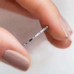Huitan Fashion Thin Rings for Women Micro Paved CZ Stone Simple Stylish Female Accessories Versatile Design Wedding Band Jewelry