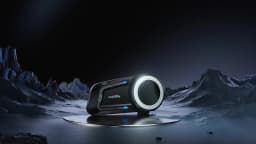 Fodsports FX7 Mesh Motorcycle Intercom Bluetooth Helmet Headset,Helmet Intercom,10 Riders 2000M,BT5.4,APP Connect.