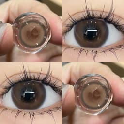 2Pieces Colored Contact Lenses Bueatiful Pupil Color Circle Lens Green Iris Prescription Yearly Natural Coloured Contacts
