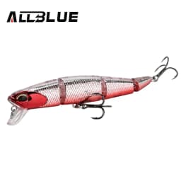 ALLBLUE Professional Jointed Swimbait 70mm 90mm Sinking Minnow Fishing Lure Jerkbait Artificial Hard Baits for Pike Bass Perch
