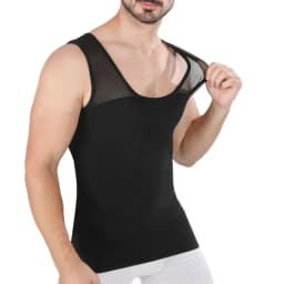 Men's Body Shaper Chest Slim Tank Top Hide Gynecomastia Compression Shirt For Men Slimming Undershirt Shapewear