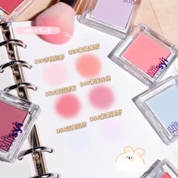 Monochrome blush, brightening matte cosmetics, highlighting, expansion color, youthful and natural makeup
