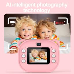 Children Thermal Print Camera Toy Wireless Bluetooth Inkless Instant Print Photo Note Camera Kids Early Education Study Toy Gift