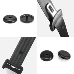 2-20Pcs Car Safety Seat Belt Limit Buckle Clip Retainer Seatbelts Stop Button Auto Interior Accessories Black Gray Beige 3 Color