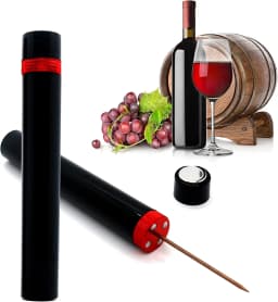 Newest Air Pressure Pump Wine Bottle Opener Portable Stainless Steel Pin Easy Cork Remover Corkscrew for Home Party Wine Lovers
