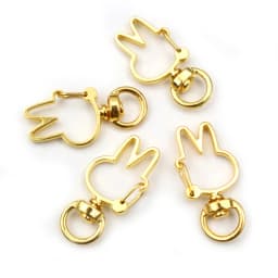 10pcs Cat Heart Snap Hook Trigger Clips Buckles For Keychain Lobster Lobster Clasp Hooks for Key Ring Clasp Jewelry Supplies