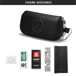 KDEAM Ultralight Fishing Sunglasses Polarized Men's Driving Sun Glasses Travel Luxury Female Sunglass With Carrying Case