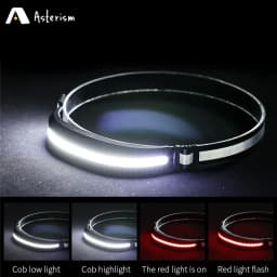 Super Bright LED Headlamp Headlight Camping Running Hiking Fishing Rechargeable COB Flood Emergency Lights Portable Head Lamp