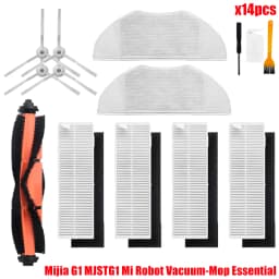 For Xiaomi Mijia G1 MJSTG1 Mi Robot Vacuum Mop Essential Vacuum Cleaner Side / Main Brush Cover Hepa Filter Mop Cloth Parts