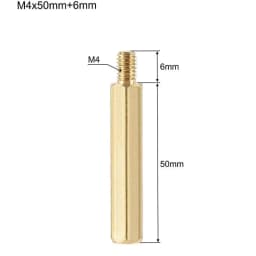 M2/M2.5/M3/M4 Coppers Brass Pillars Standoff Circuit Spacer PCB Board Nut Screws Hex Round Single Cylinder Head/Hexagon pillar